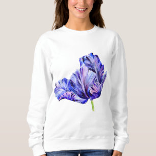Purple Tulip Watercolor Women's Shirt