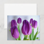 Purple Tulips (Front/Back)