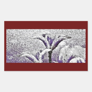 Purple Tulips #2 - Painting Art Sticker