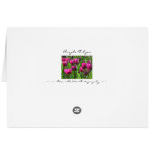 Purple Tulips Cards (Back Horizontal)