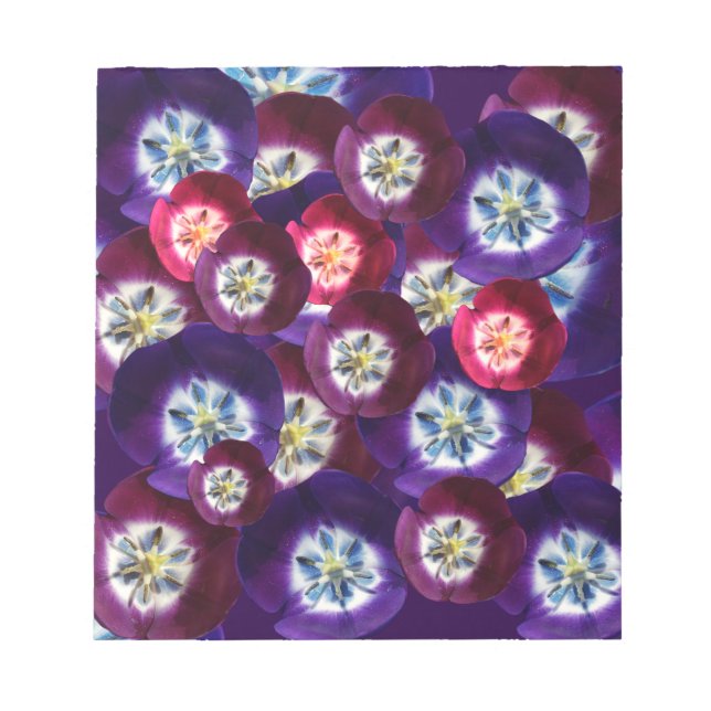 Purple tulips notepad (Front)