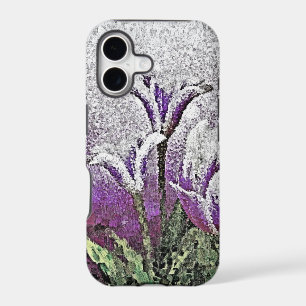 Purple Tulips - Painting Art iPhone 17 Case