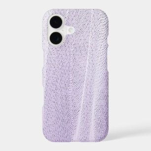 Purple Tulle Fabric iPhone 17 Case