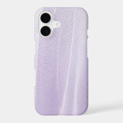 Purple Tulle Fabric iPhone 17 Case