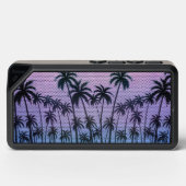 Purple-turquoise Palmtrees  Bluetooth Speaker (Front)