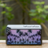 Purple-turquoise Palmtrees  Bluetooth Speaker (Insitu(Outdoor))