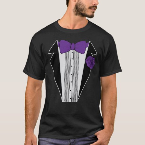 Purple Tuxedo Shirt