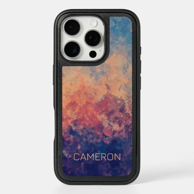 Purple Twilight on a Lake Otterbox iPhone Case (Back)