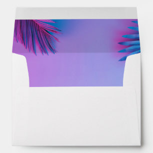 Purple Twin Leaves Envelope