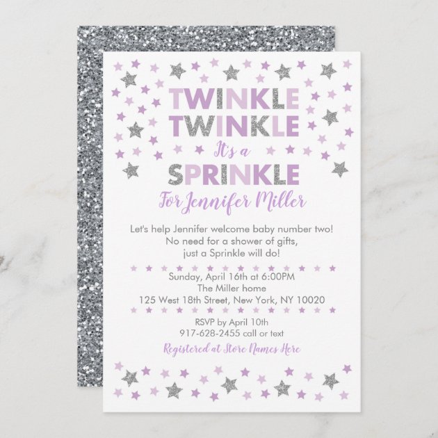 Twinkle twinkle its hot sale a sprinkle invitation