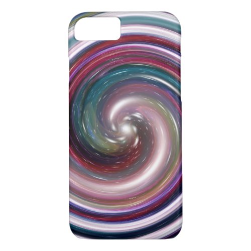 Purple Twirl Galaxy Nebula iPhone 87 Case