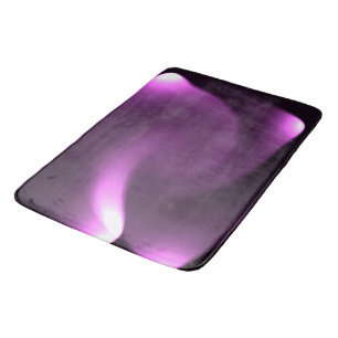 Purple Twirling Lights Bath Mat