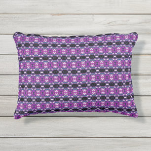Purple Two Outdoor Pillow