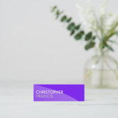 Purple two tone professional mini cards (Standing Front)