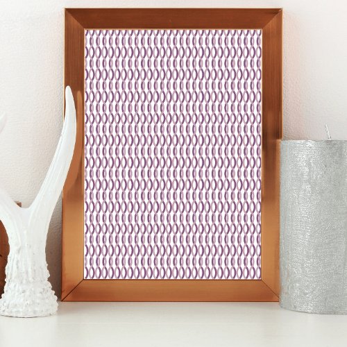 Purple Two Tone Stripe Pattern Poster