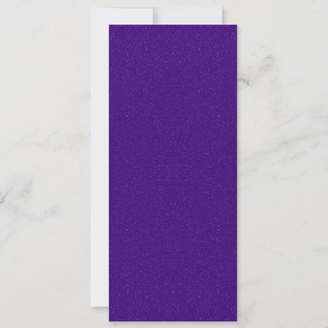 Purple Two-Tone Tall Invitation Card – Customize (Front)