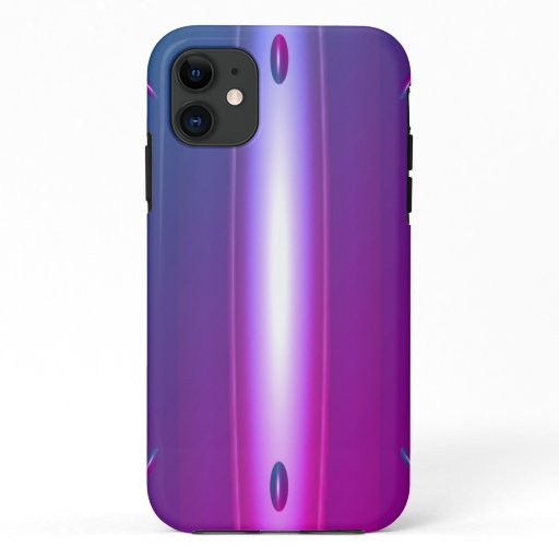 Purple UFO Metallic-like iPhone 11 Case