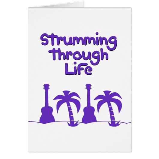 Purple Ukulele Cards (Front)