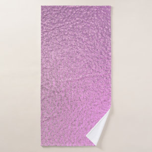 Purple ultra violet foil paper texture background. bath towel