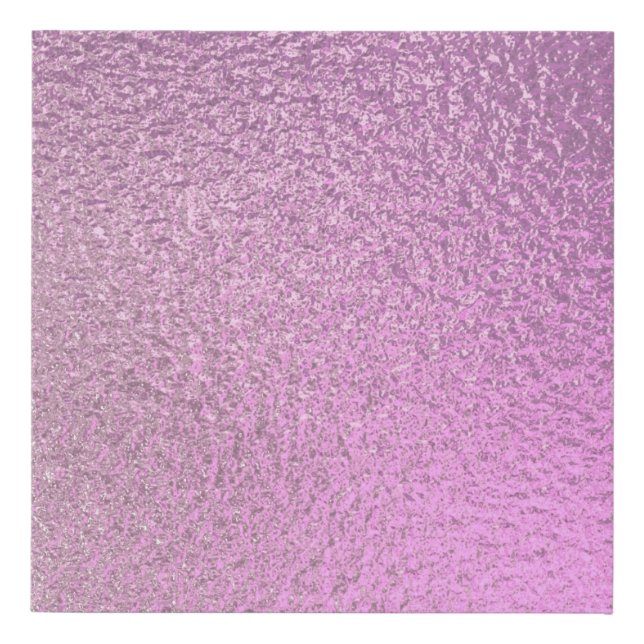 Purple ultra violet foil paper texture background. faux canvas print (Front)