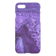 Purple Ultra Violett Agate Mineral Gemstone