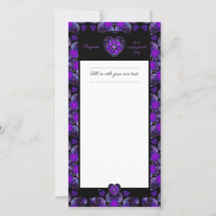 Purple umbrella & hearts .7