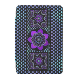 Purple umbrella & hearts .7 iPad mini cover