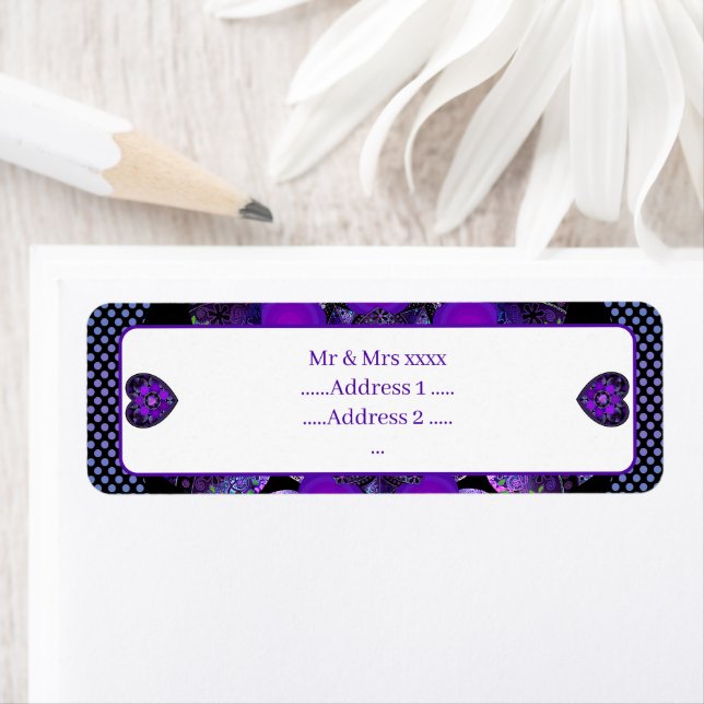 Purple umbrella & hearts .7 label (Insitu)