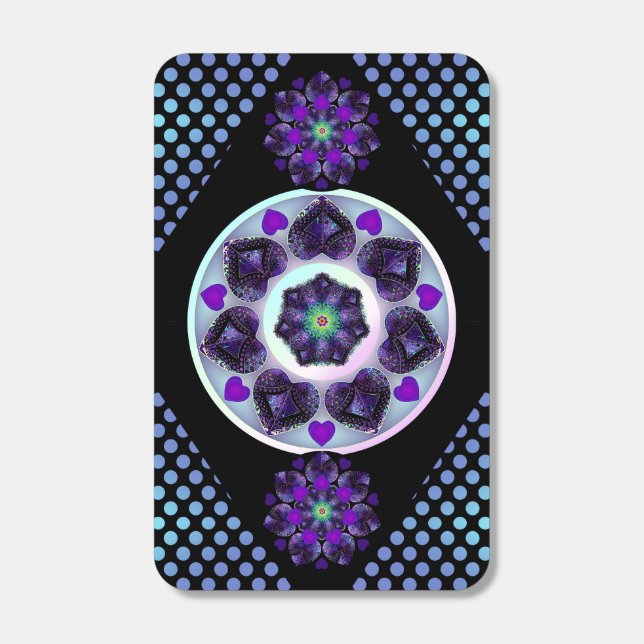 Purple umbrella & hearts .7 matchboxes (Front)