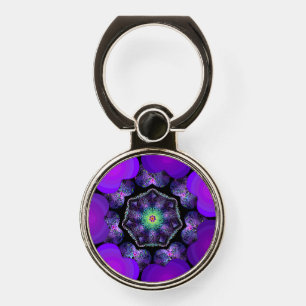 Purple umbrella & Hearts .7 Phone Ring Stand