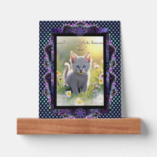 Purple umbrella & hearts.7 picture ledge