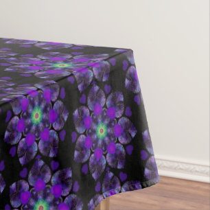 Purple umbrella & hearts .7 tablecloth