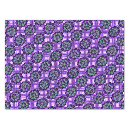 Purple umbrella  hearts  tissue paper