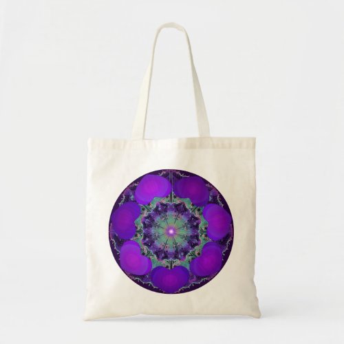 Purple Umbrella  Hearts Tote Bag