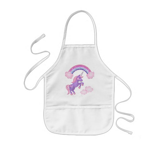 Purple Unicorn Apron