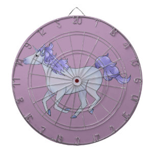Purple Unicorn Dartboard