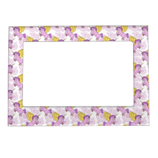 Purple Unicorn Graphic Magnetic Photo Frame