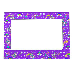 Purple Unicorn Magnetic Frame