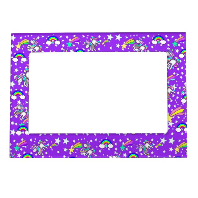 Purple Unicorn Magnetic Frame (Front)