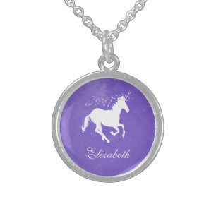 Purple Unicorn Necklace