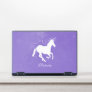 Purple Unicorn Personalized HP Laptop Skin