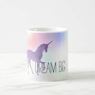 Purple Unicorn Pink Rainbow Girly Coffee Mug