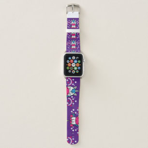 Purple Unicorn Pony Apple Watch Band