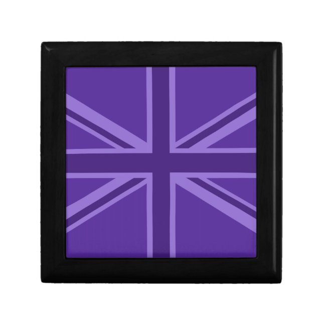 Purple Union Jack Design Gift Box (Front)