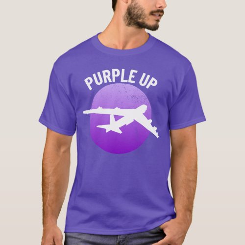 Purple Up B52 Stratofortress Military Kid Boys B52 T_Shirt