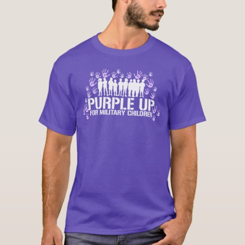 Purple Up Children Month Of Military Child T_Shirt