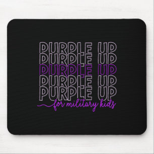 Purple Up For Military Kids Military Child Month B Mouse Pad