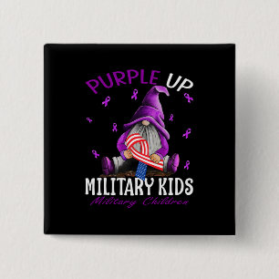 Purple Up For Military Kids Military Child Month Button