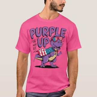 Purple Up For Military Kids Military Child Month D T-Shirt