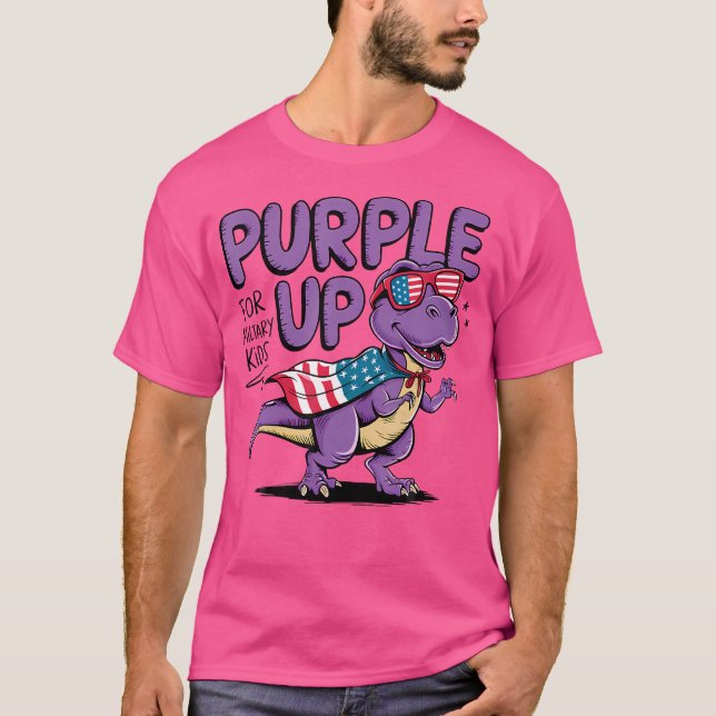 Purple Up For Military Kids Military Child Month D T-Shirt (Front)